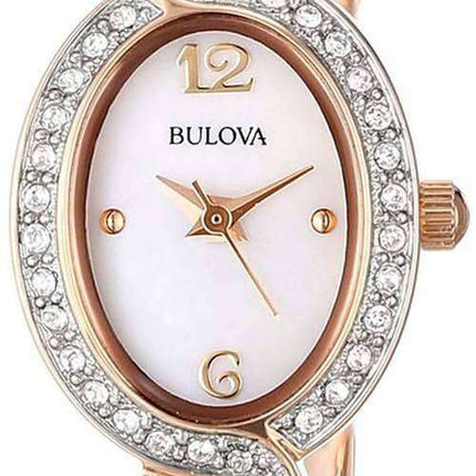 Bulova Stainless Steel Swarovski Crystal 98L200 Women's Watch