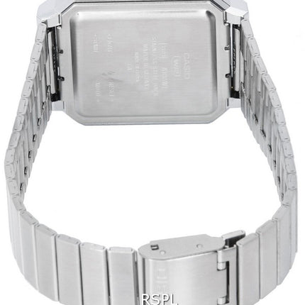 Casio Vintage Digital Stainless Steel Quartz A100WE-7B A100WE-7B Unisex Watch