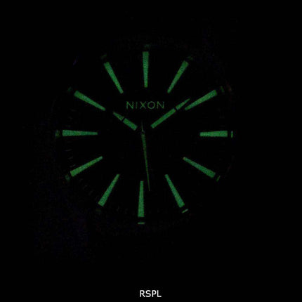 Nixon Quartz Sentry Brown Leather A105-1037-00 Men's Watch
