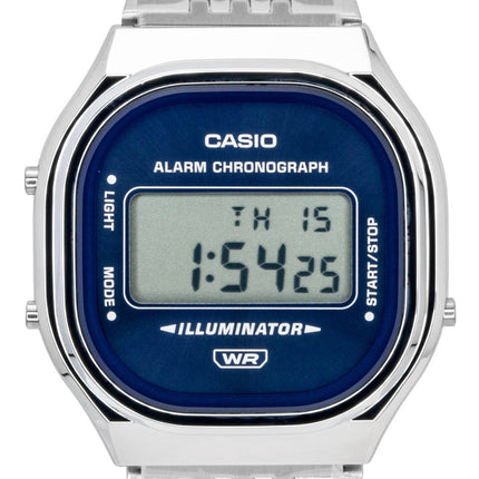 Casio Digital Stainless Steel Quartz A140WE-2A Unisex Watch