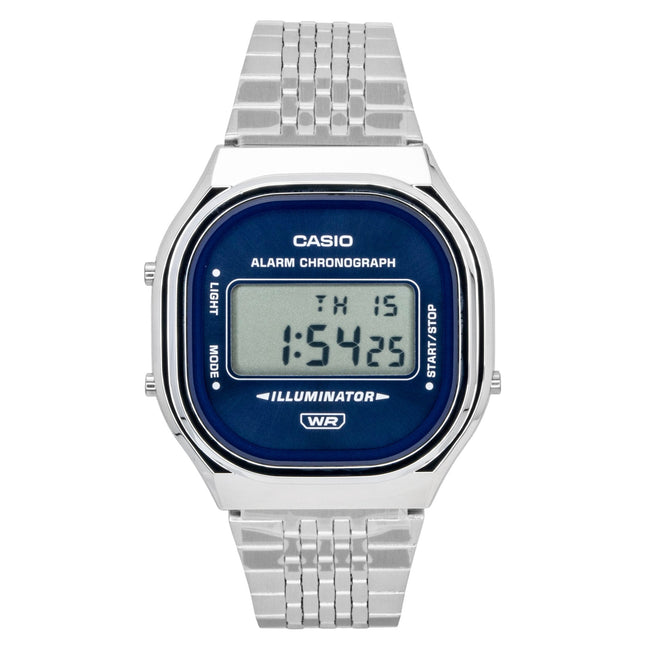 Casio Digital Stainless Steel Quartz A140WE-2A Unisex Watch