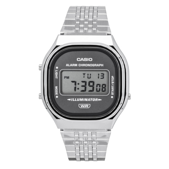 Casio Digital Stainless Steel Quartz A140WE-8A Unisex Watch