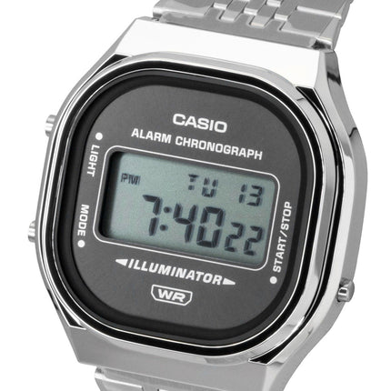 Casio Digital Stainless Steel Quartz A140WE-8A Unisex Watch