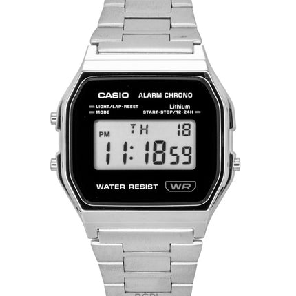 Casio Vintage Digital Stainless Steel Quartz A158WEA-1 Unisex Watch