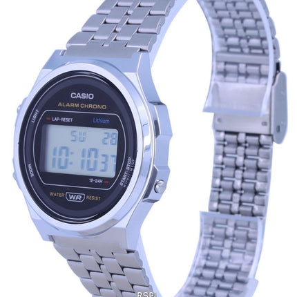 Casio A171 Vintage Stainless Steel Resin Digital A171WE-1A A171WE-1 Unisex Watch