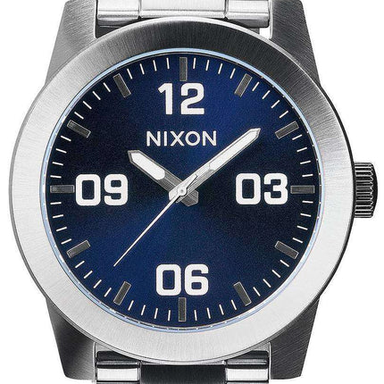 Nixon Corporal SS Blue Sunray Dial A346-1258-00 Men's Watch