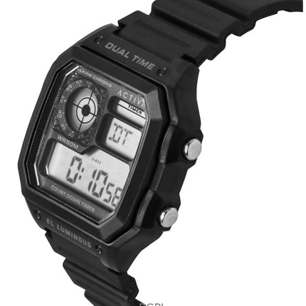 Invicta Activa Digital Polyurethane Strap Black Dial Quartz ACW1299-001 Men's Watch