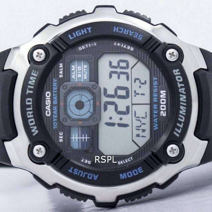 Casio Youth Illuminator World Time Alarm AE-2000W-1AV AE2000W-1AV Men's Watch