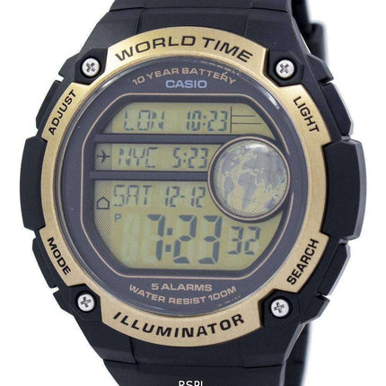 Casio Youth Illuminator World Time Alarm AE-3000W-9AV AE3000W-9AV Men's Watch