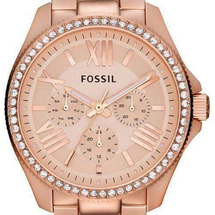 Fossil Cecile Multifunction Crystal Rose Gold-Tone AM4483 Women's Watch