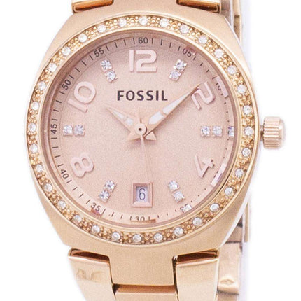 Fossil Serena Crystals Rose Gold-Tone Stainless Steel AM4508 Women's Watch