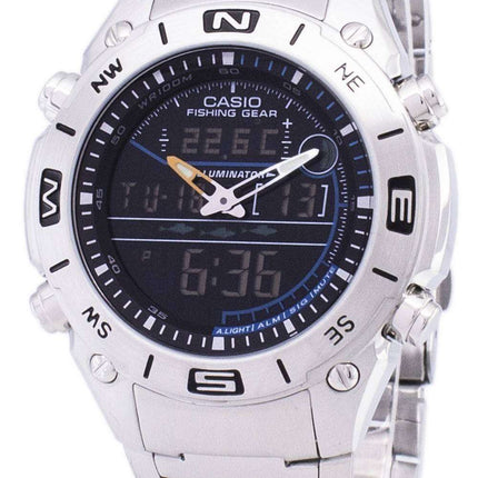 Casio Analog Digital Fishing Gear World Time AMW-703D-1AVDF AMW-703D-1AV Men's Watch