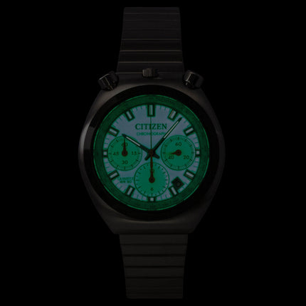 Citizen Tsuno Bullhead Chronograph Stainless Steel Green Dial Quartz AN3660-73X Men's Watch