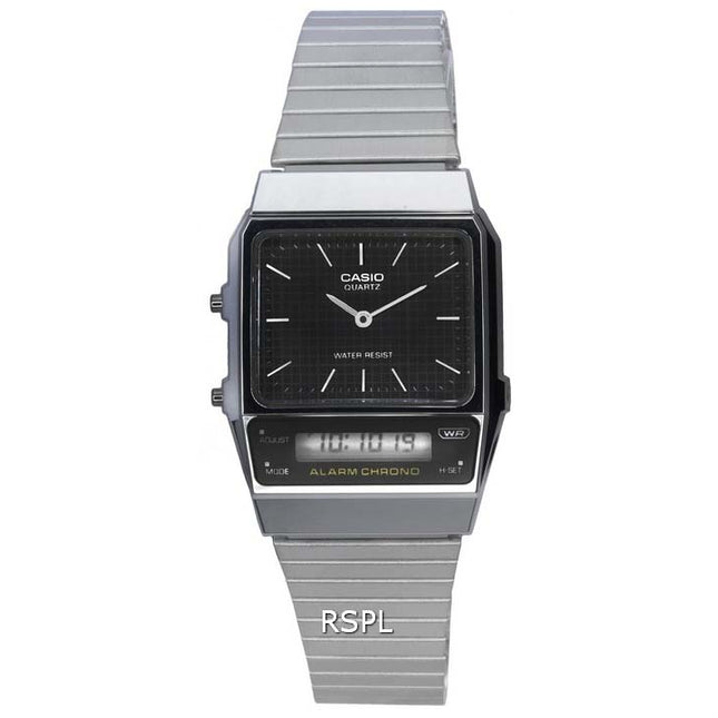 Casio Vintage Analog Digital Black Dial Quartz AQ-800E-1A AQ800E-1 Unisex Watch