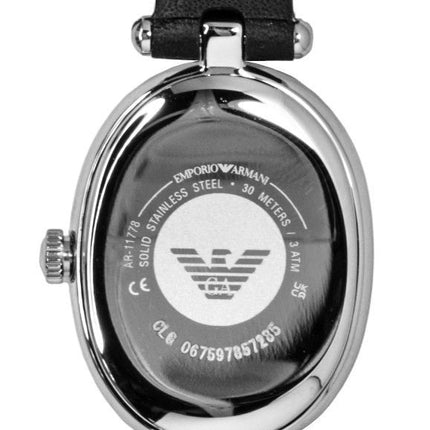 Emporio Armani Sinfonia Leather Strap Mother Of Pearl Dial Quartz AR11778 Women's Watch
