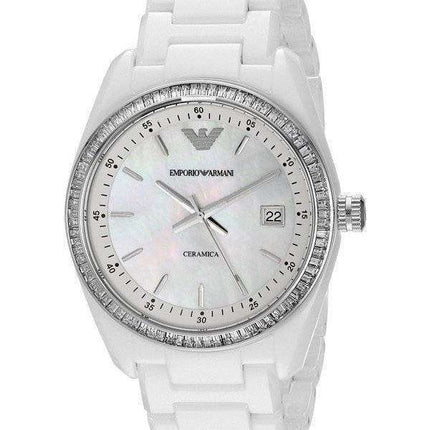 Emporio Armani Ceramica Crystals AR1497 Women's Watch