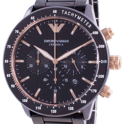 Emporio Armani Ceramica Mario Chronograph Quartz AR70002 Men's Watch