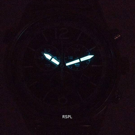 Citizen Chronograph Stainless Steel Mesh Blue Dial Eco-Drive AT0361-81L 100M Mens Watch