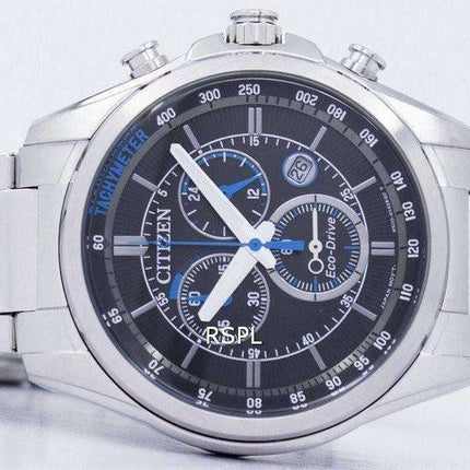 Citizen Eco-Drive Chronograph Tachymeter AT2130-83E Men's Watch