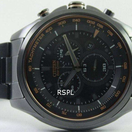 Citizen WDR Eco-Drive Chronograph Tachymeter AT2187-51E Men's Watch