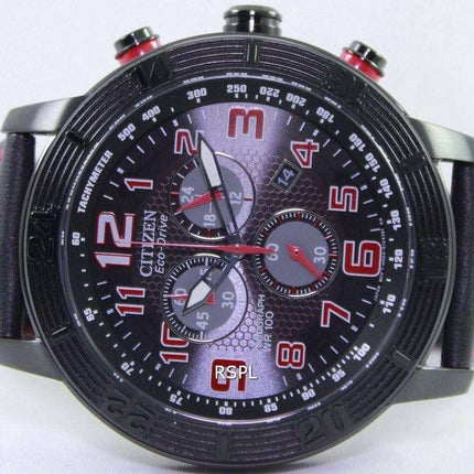 Citizen WDR Eco-Drive Chronograph Tachymeter AT2225-03E Men's Watch