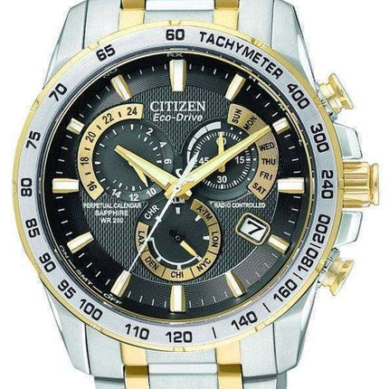 Citizen Atomic Perpetual Chronograph Eco-Drive AT4004-52E Mens Watch