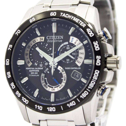 Citizen Eco-Drive Perpetual Calendar AT4010-50E Titanium Men's Watch
