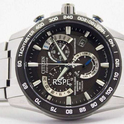 Citizen Eco-Drive Perpetual Calendar AT4010-50E Titanium Men's Watch