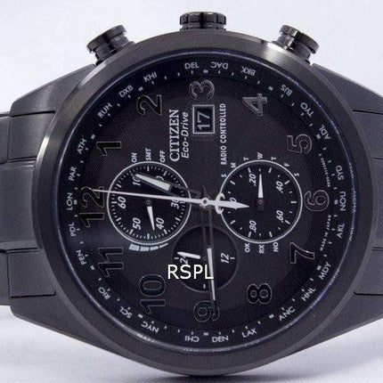 Citizen Eco-Drive Chronograph World-Time Atomic AT8105-53E Men's Watch