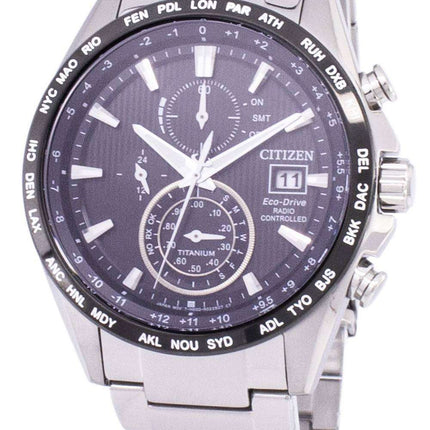 Citizen Eco-Drive Radio Controlled Chronograph AT8154-82E Men's Watch