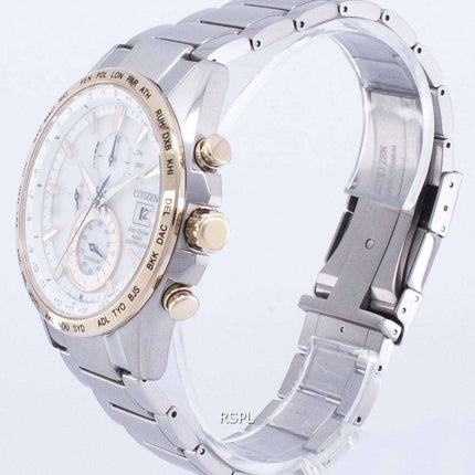 Citizen Eco-Drive Chronograph Power Reserve Radio-Controlled AT8156-87A Men's Watch