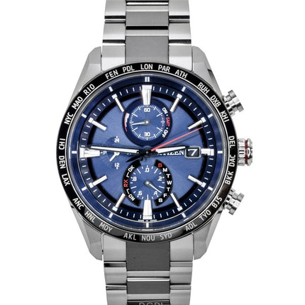 Citizen Attesa Chronograph Radio Controlled Super Titanium Eco-Drive AT8186-51L 100M Men's Watch