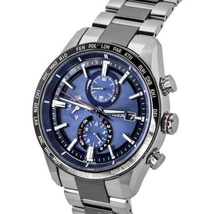 Citizen Attesa Chronograph Radio Controlled Super Titanium Eco-Drive AT8186-51L 100M Men's Watch