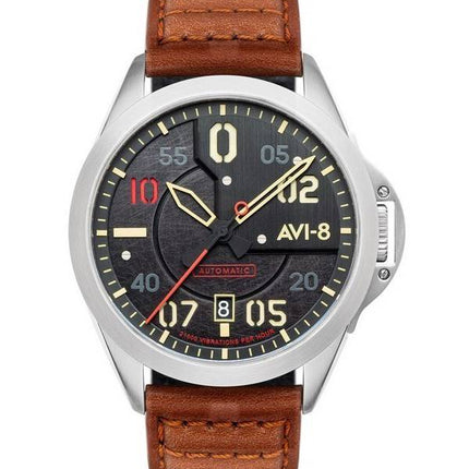 AVI-8 P-51 Mustang Meadow Brook Hitchcock Automatic Black Dial AV-4086-01 Mens Watch