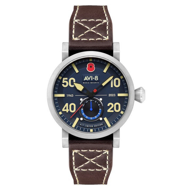 AVI-8 Dambuster 80th Anniversary Royal British Legion Meca-Quartz Limited Edition Navy Blue AV-4108-RBL-02 Mens Watch