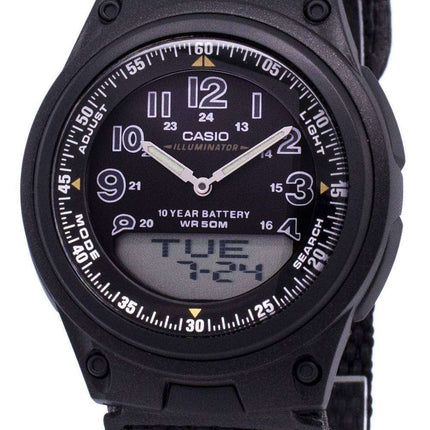 Casio Analog Digital Telememo Illuminator AW-80V-1BVDF AW80V-1BVDF Men's Watch
