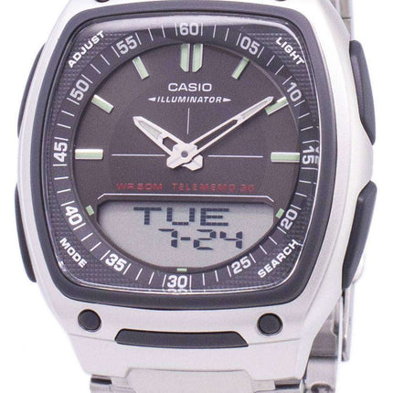 Casio Analog Digital Telememo Illuminator AW-81D-1AVDF AW-81D-1AV Men's Watch