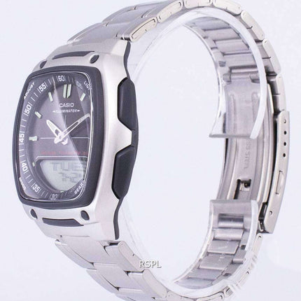 Casio Analog Digital Telememo Illuminator AW-81D-1AVDF AW-81D-1AV Men's Watch