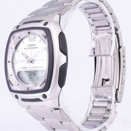Casio Analog Digital Telememo Illuminator AW-81D-7AVDF AW81D-7AVDF Men's Watch
