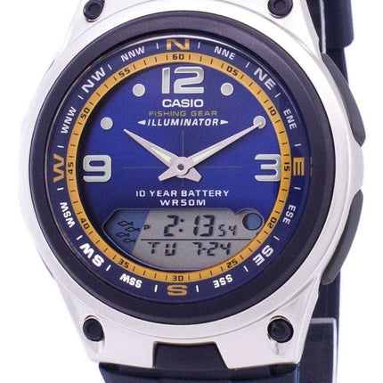Casio Analog Digital Out Gear Fishing Illuminator AW-82-2AVDF AW-82-2AV Men's Watch