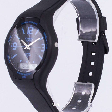 Casio Analog Digital Dual Time AW-90H-2BVDF AW90H-2BVDF Men's Watch