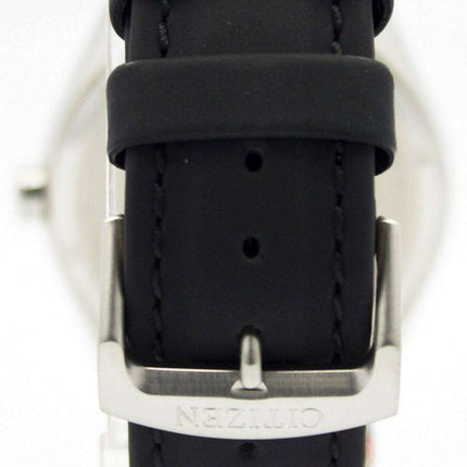 Citizen Eco-Drive CTO 2.0 Black Leather Strap AW1130-04A Men's Watch