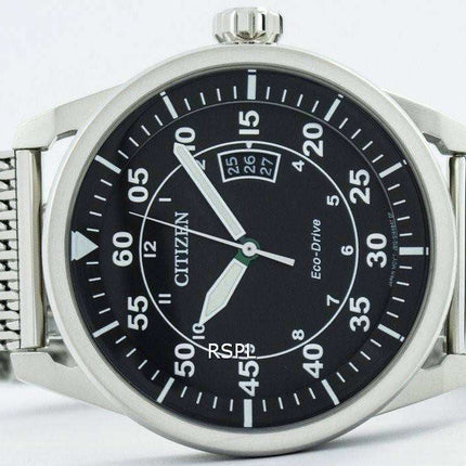 Citizen Aviator Eco-Drive Mesh Band AW1360-55E Men's Watch