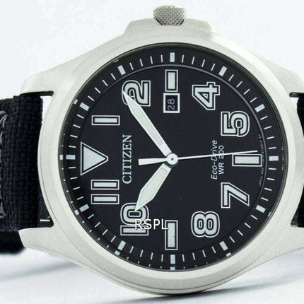 Citizen Eco-Drive Military 200M AW1410-24E Men's Watch