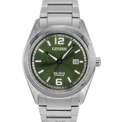 Citizen Eco-Drive Super Titanium Green Dial AW1641-81X Men's Watch