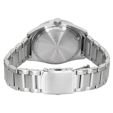 Citizen Eco-Drive Stainless Steel Green Dial Solar AW1880-55X 100M Men's Watch