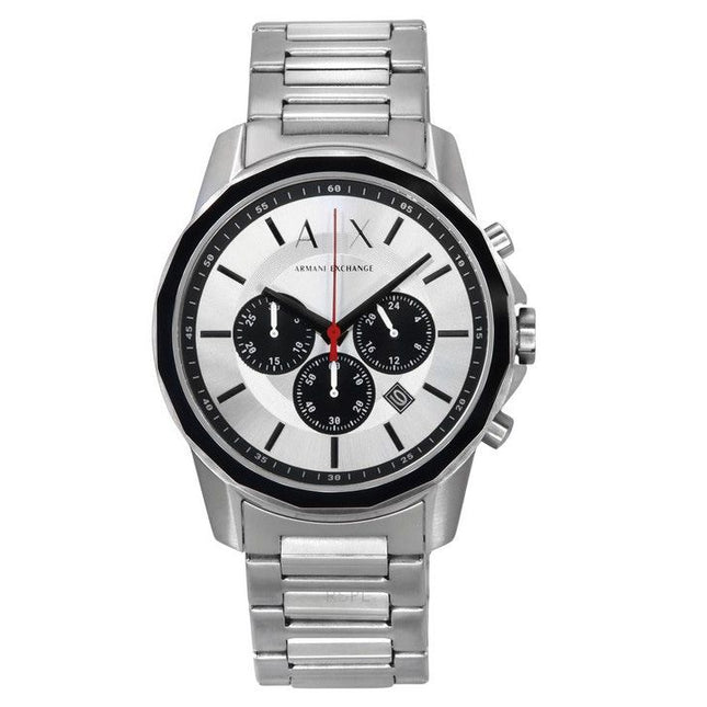Armani Exchange Chronograph Stainless Steel Silver Dial Quartz AX1742 Men's Watch