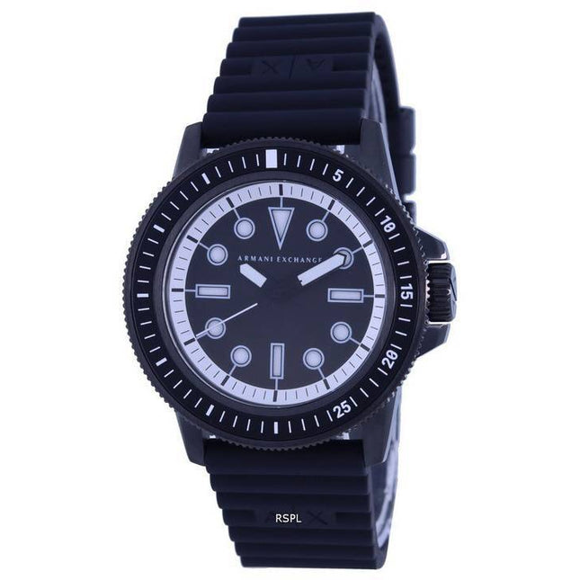 Armani Exchange Leonardo Silicon Strap Quartz AX1852 Mens Watch