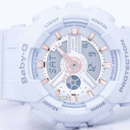 Casio Baby-G World Time Alarm Analog Digital BA-110GA-8A Women's Watch