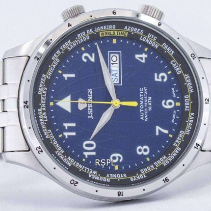 J.Springs by Seiko Sports Automatic World Time Japan Made BEB100 Men's Watch